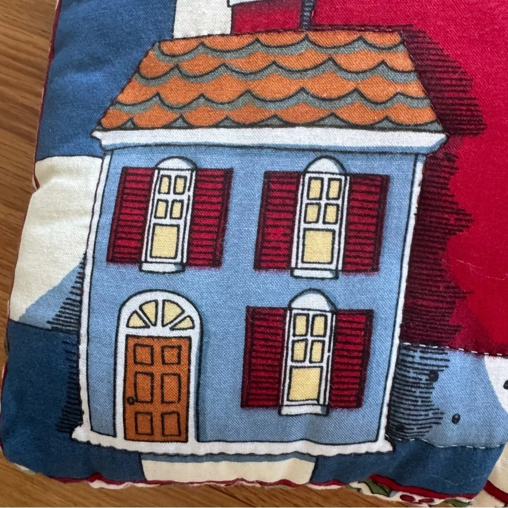 Christmas Vintage Susan Winget Santa throw pillow